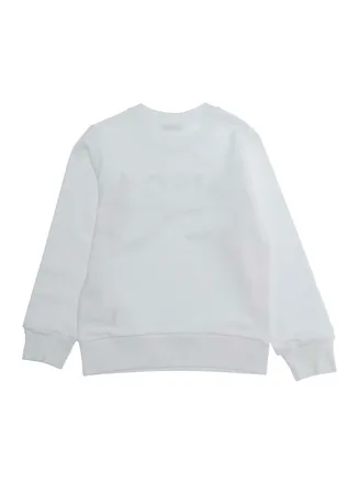 N&deg;21 Logo Crewneck Sweatshirt - White