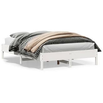 Berkfield Home Bed Frame without Mattress White 160x200 cm Solid Wood Pine