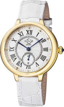 Gevril Group Rome Quartz White Dial Ladies Watch 12202