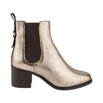 Maison Toufet Schoenen, Dames, Geel, 36 EU, Leer, Bottine G&eacute;raldine