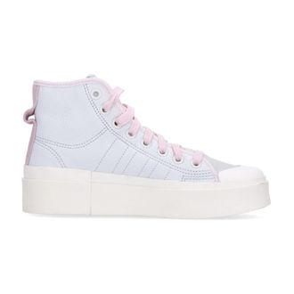 adidas Crystal White High Top Sneakers - Dames - Fitnessschoenen - Wit - 36 2/3 EU - Leer - Fitness