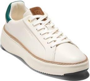Cole Haan GrandPro Topspin Sneaker in Ivory/Chocoate Tobacco Suede at Nordstrom Rack, Size 9