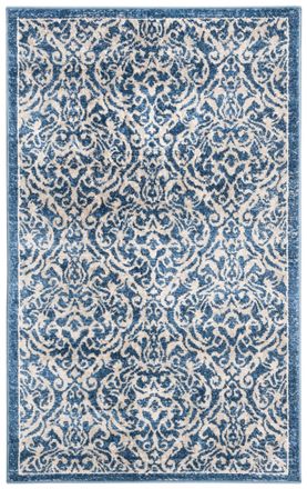 Safavieh Alfombra transicional de polipropileno azul/beige, 122 x 183 cm