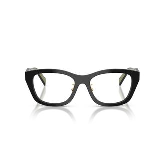 Prada 0pr D11vd Angular Cat-Eye Eyeglasses
