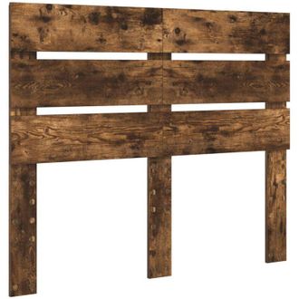 vidaXL Cabecero Roble Ahumado 135 Cm Madera De Ingenier&iacute;a Vidaxl