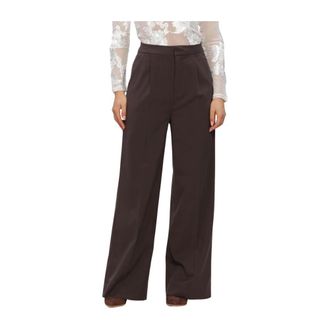 Copenhagen Muse Broeken, Dames, Bruin, XL, Leer, Cmtailor-Pants
