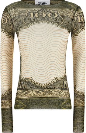 Jean Paul Gaultier Re-Edition - The Green Cartouche Top Multicolor-Donna