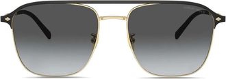 Giorgio Armani Occhiali da sole con montatura stile pilota - Oro
