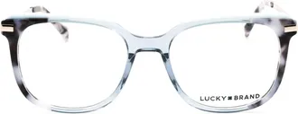 Lucky Brand VLBD248 Rectangular Acetate Eyeglasses - Blue