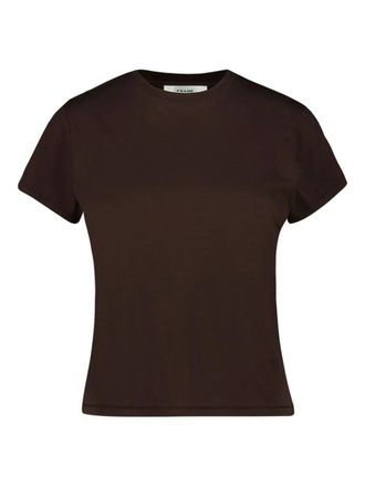Frame Denim crew-neck short-sleeve T-shirt - Brown