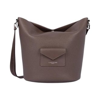 Lancaster Maya Double Kba Crossbody Tas - Dames - Tassen - Bruin - Maat: ONE Size Leer