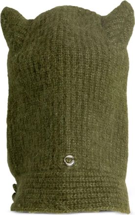 Coperni Berretto con corna - Verde