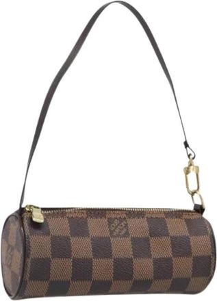 Louis Vuitton Pre-owned Mini Pouch - Dames - Vintage Mini Tas - Bruin - ONE Size - Vintage