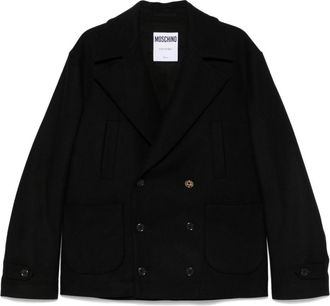 Moschino Caban doppiopetto - Nero