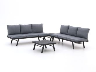 Forza Furniture Forza Vadena hoek loungeset 4-delig verstelbaar