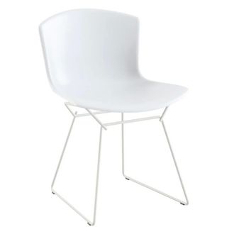 Knoll Knoll - Bertoia Plastic Side Chair Stuhl, weiss