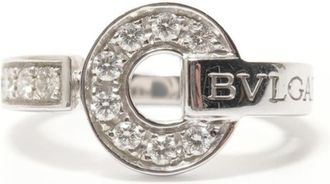 Bulgari Silver Band Ring (Pre-Owned)