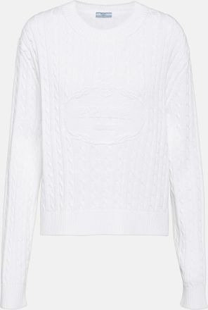 Prada Logo cotton sweater