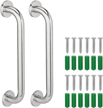 No Brand Barra De Apoyo De Pared, 2 Piezas, Barra De Apoyo Para Inodoro, Agarre Extra, Acero Inoxidable, Barra De Apoyo Para Ba&ntilde;era, Barra De Apoyo Para Ducha,