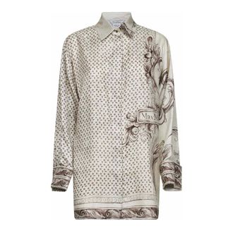 Max Mara Shirts, female, Beige, Size: 2XS Grado Shirt