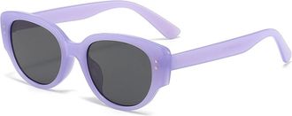 Generic Outdoor Vacation Men Sunglasses Sport Commuter Women Decorative Sun Glasses(Purple)