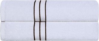 Superior 2-Piece Turkish Cotton Bath Towels in Chocolate at Nordstrom Rack