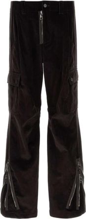 Dolce & Gabbana Brown Corduroy Cargo Pant