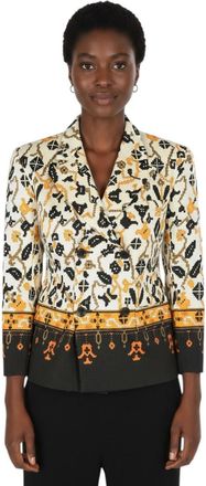 Maison Margiela Multicolor Floral Notched Lapel Jacket