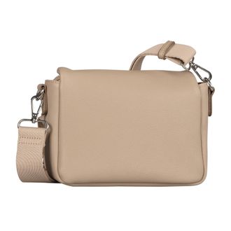 Tom Tailor Umh&auml;ngetasche TOM TAILOR Rella, Damen, Gr. B/H/T: 22cm x 15cm x 7cm, beige (natur), Polyurethan, clean, gepflegt, unifarben, Taschen Umh&auml;ngetasche, au