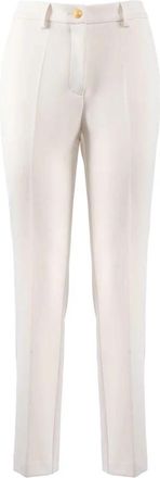 Nenette Witte Broek in Cad&igrave; Stijl - Dames - Chinos - Wit - S - Broeken