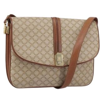 Celine Pre-owned Cross Body Bags, female, Beige, Size: ONE SIZE Pre-owned Vintage Cross Body Bag
