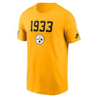 Nike Pittsburgh Steelers Alt Onside Conversion Nike Mens Dri-FIT NFL T-Shirt in Yellow | 02ET76IQ7L-U5T