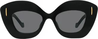 Loewe Grey Cat Eye Ladies Sunglasses LW40127I 01A 48