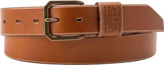 Levi's Lederg&uuml;rtel LEVIS WIDE LOOP TWO HORSE BELT, Damen, Gr. 100, braun, Rindsleder, unifarben, G&uuml;rtel Lederg&uuml;rtel, mit Logopr&auml;gung