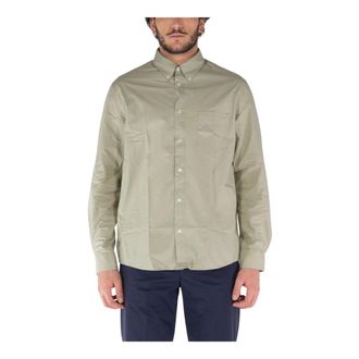A.P.C. Casual Shirts, male, Green, XL, Edouard Shirt