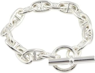 Hermès 2010s Chaîne dAncre GM bracelet - Silver