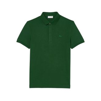 Lacoste Polo Shirts, male, Green, Size: 2XL Elastic Piqu&eacute; Polo