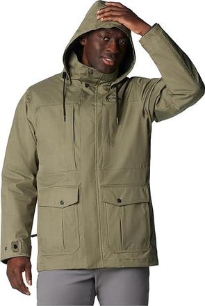 Columbia Horizons Pine II Interchange Jacket Mens Jacket Stone Green : 2XL, Fleece/Polyester