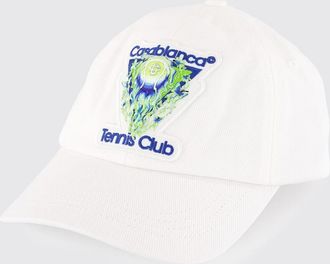 Casablanca Cappello Casablanca in twill di cotone ricamato