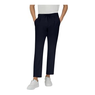 Herno Slim-fit Trousers, male, Blue, XL, Master Trousers
