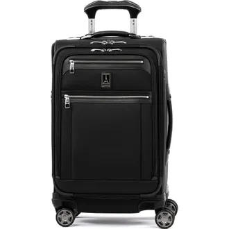 Travelpro Platinum Elite Softside Expandable Carry-On 21-Inch Luggage in Shadow Black at Nordstrom