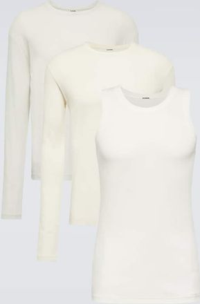 Jil Sander Set of 3 cotton jersey T-shirts