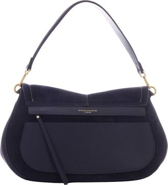 Gianni Chiarini Womens Shoulder Bag Helena Round Midnight Blue