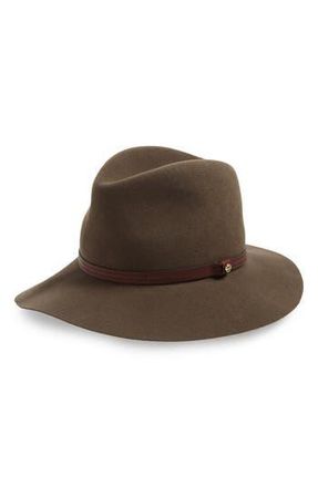 Rag & Bone Floppy Brim Felted Wool Fedora in Pecan at Nordstrom Rack, Size Small