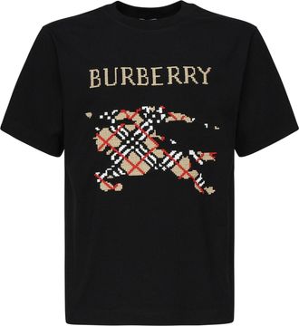 Burberry T-shirt With Cross-stitch Ekd