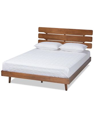 Baxton Studio Anzia Queen Size Platform Bed