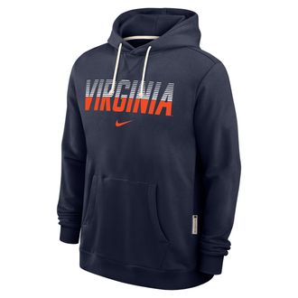 Nike Virginia Sideline Nike Mens Dri-FIT Pullover Hoodie in Blue | ZM03AZP413UNVA-NVY