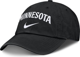 Nike Minnesota Twins Primetime Club Nike Mens MLB Unstructured Adjustable Hat in Black | NB0100ATIS-ZHP