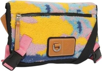 Loewe Pre-owned Cross Body Bags, female, Multicolor, Size: ONE SIZE Pre-owned Wool Shoulder Bag