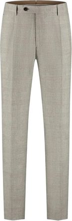 Berwich check-pattern trousers - Brown